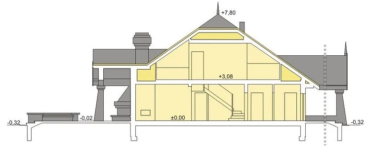 Фасад дома BEA-3982-52 Фасад дома BEA-3982-52