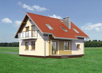 Фасад дома EED-2563-92 Фасад дома EED-2563-92