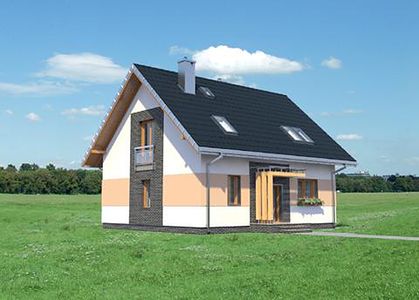 Фасад дома ICF-6357-58 Фасад дома ICF-6357-58