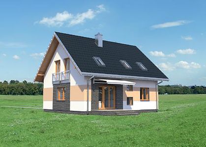 Фасад дома ICF-6357-58 Фасад дома ICF-6357-58